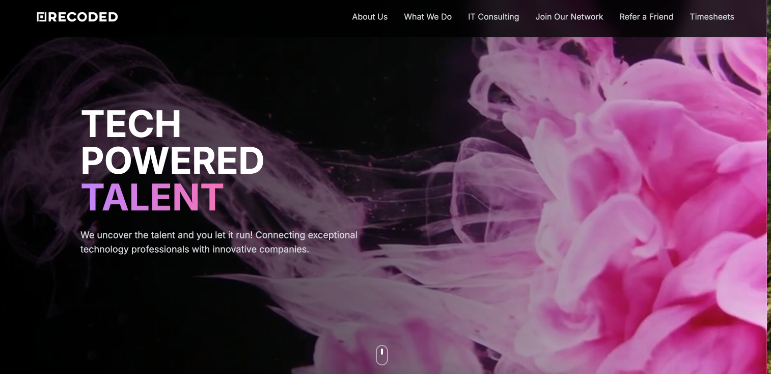 Re-Coded Website